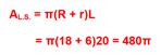 Frustum Example Using the Formula